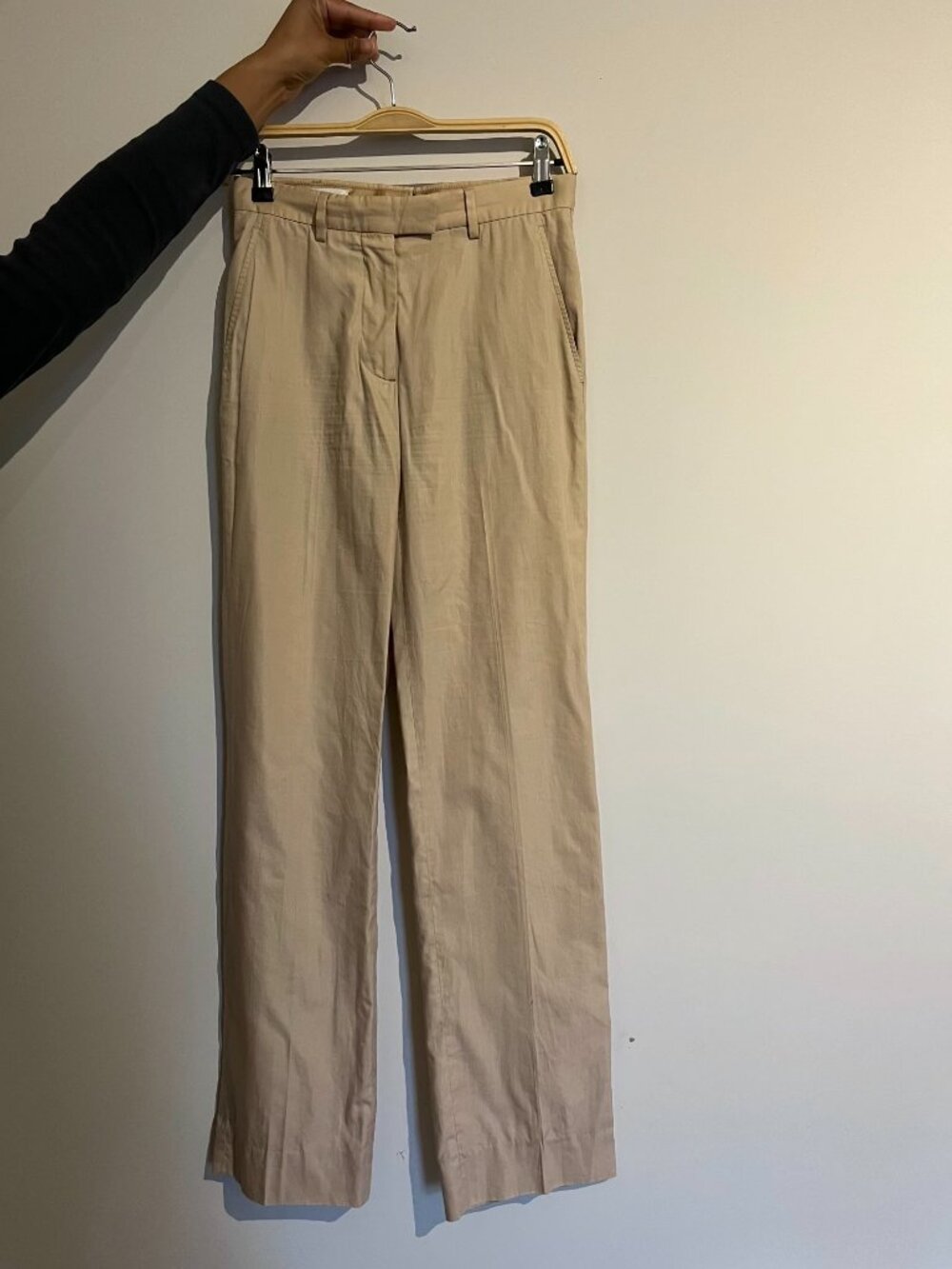 Maison Martin Margiela Line 4 SS2013 Beige Wide Leg Trousers Size 36